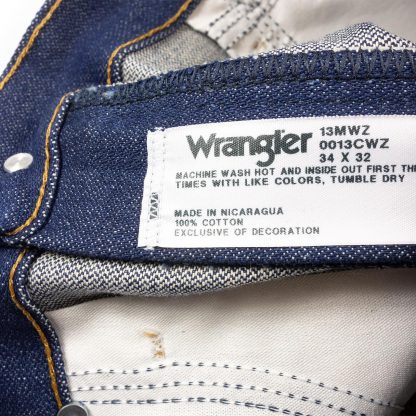 Джинсы Wrangler 13MWZ Cowboy Cut Original Fit Rigid Indigo